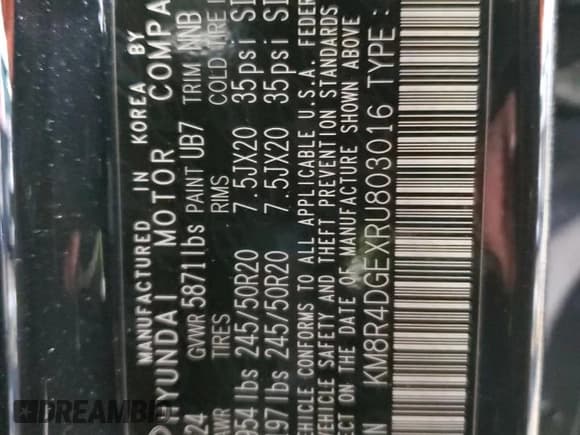 ✅ 2024 Hyundai Palisade SEL • VIN: KM8R4DGEXRU803016 • Лот: 45404435. Опубликован ранее на Copart с пробегом 11 807 миль. Бесплатный доступ к архиву аукционных продаж из США и подробный отчёт об истории автомобиля на DreamBid. Изображение 14.