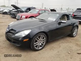 ✅ 2007 Mercedes-Benz SLK 280 • VIN: WDBWK54F17F160166 • Лот: 60133435. Опубликован ранее на Copart с пробегом 71 827 миль. Бесплатный доступ к архиву аукционных продаж из США и подробный отчёт об истории автомобиля на DreamBid. Изображение 1.