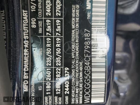 ✅ 2012 Mercedes-Benz GLK 350 • VIN: WDCGG5GB4CF798187 • Lot: 70625805. Listed on Copart with 169,153 mi. Free auction sales archive from the USA and detailed vehicle history report at DreamBid. Image 13.