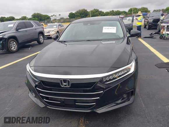 2022 Honda Accord EX-L with VIN 1HGCV1F54NA042679, listed as a IAAI auction lot 42419939 with 22,624 mi miles and . Bid and sale history available at DreamBid. Image 12.