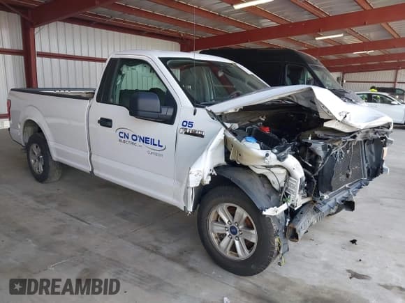 ✅ 2019 Ford F-150 XL • VIN: 1FTMF1C5XKKD38963 • Lot: 41643653. Listed on IAAI with 96,987 mi. Free auction sales archive from the USA and detailed vehicle history report at DreamBid. Image 1.