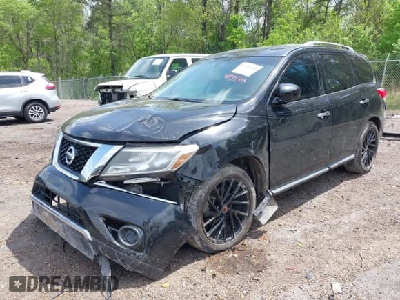 ✅ 2016 Nissan Pathfinder SV • VIN: 5N1AR2MN7GC659998 • Lot: 41935314. Listed on IAAI with 96,186 mi. Free auction sales archive from the USA and detailed vehicle history report at DreamBid. Image 2.
