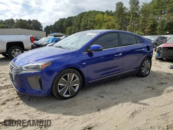 2019 Hyundai Ioniq Limited с VIN KMHC05LC7KU109319, выставлен на аукционе Copart как лот 74217584 с пробегом 123 575 миль миль и Списание • Salvage title. История ставок и продаж доступна на DreamBid. Изображение 1.