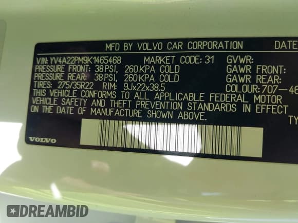 ✅ 2019 Volvo XC90 R-Design • VIN: YV4A22PM9K1465468 • Лот: 42606764. Опубликован ранее на IAAI с пробегом 8 066 миль. Бесплатный доступ к архиву аукционных продаж из США и подробный отчёт об истории автомобиля на DreamBid. Изображение 9.