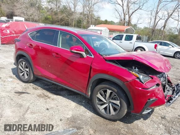 ✅ 2019 Lexus NX 300 • VIN: JTJYARBZXK2142019 • Lot: 41797253. Listed on IAAI with 39,679 mi. Free auction sales archive from the USA and detailed vehicle history report at DreamBid. Image 1.