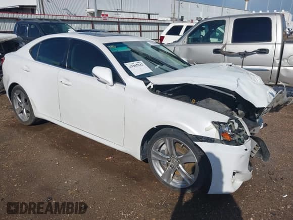 ✅ 2013 Lexus IS 350 • VIN: JTHBE5C22D5031519 • Lot: 43207842. Listed on IAAI with Not provided. Free auction sales archive from the USA and detailed vehicle history report at DreamBid. Image 1.