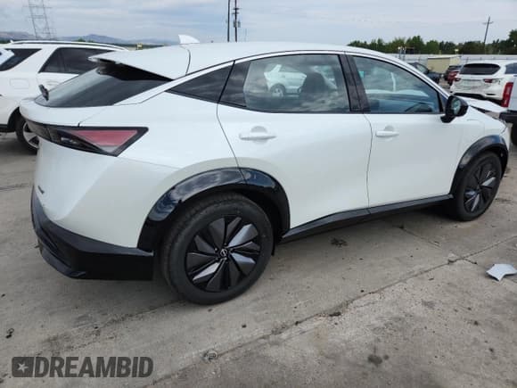 ✅ 2024 Nissan ARIYA Evolve+ • VIN: JN1BF0BAXRM436117 • Lot: 70960805. Listed on Copart with 5,728 mi. Free auction sales archive from the USA and detailed vehicle history report at DreamBid. Image 3.