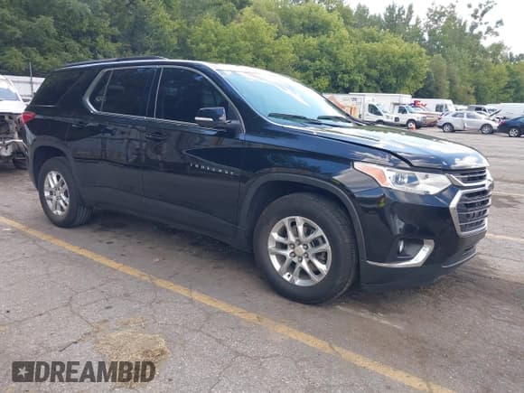 ✅ 2021 Chevrolet Traverse LT Cloth • VIN: 1GNERGKW8MJ258117 • Lot: 43086901. Listed on IAAI with 24,806 mi. Free auction sales archive from the USA and detailed vehicle history report at DreamBid. Image 1.