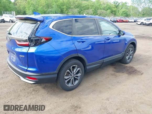 ✅ 2020 Honda CR-V EX-L • VIN: 7FARW2H82LE018831 • Lot: 42206519. Listed on IAAI with 57,974 mi. Free auction sales archive from the USA and detailed vehicle history report at DreamBid. Image 4.