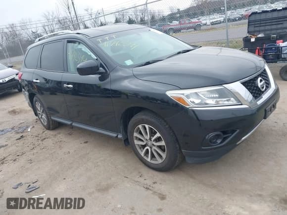 ✅ 2014 Nissan Pathfinder SV • VIN: 5N1AR2MM3EC687267 • Lot: 41792344. Listed on IAAI with 119,732 mi. Free auction sales archive from the USA and detailed vehicle history report at DreamBid. Image 1.