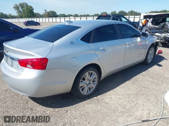 ✅ 2016 Chevrolet Impala LS • VIN: 2G11Z5SA5G9101962 • Lot: 43492350. Listed on IAAI with 159,855 mi. Free auction sales archive from the USA and detailed vehicle history report at DreamBid. Image 4.