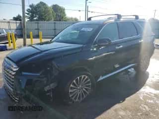 2024 Hyundai Palisade Calligraphy с VIN KM8R7DGE5RU715112, выставлен на аукционе Copart как лот 73234314 с пробегом 7 314 миль миль и Списание • Salvage title. История ставок и продаж доступна на DreamBid. Изображение 1.