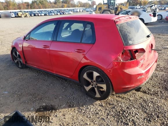 ✅ 2015 Volkswagen Golf GTI S • VIN: 3VW4T7AU4FM007555 • Lot: 90254165. Listed on Copart with 116,801 mi. Free auction sales archive from the USA and detailed vehicle history report at DreamBid. Image 2.
