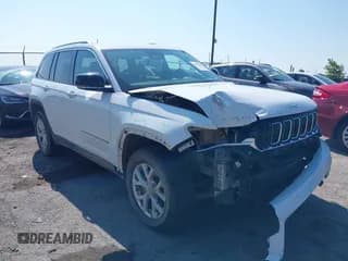 ✅ 2023 Jeep Grand Cherokee Limited • VIN: 1C4RJHBG3PC528024 • Лот: 42647083. Опубликован ранее на IAAI с пробегом 56 327 миль. Бесплатный доступ к архиву аукционных продаж из США и подробный отчёт об истории автомобиля на DreamBid. Изображение 1.