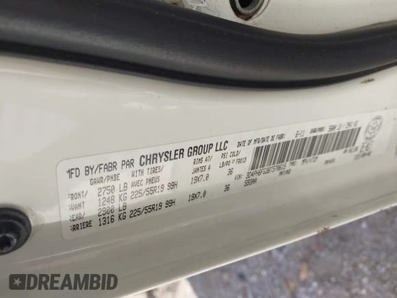 ✅ 2011 Dodge Journey R/T • VIN: 3D4PH6FG3BT570615 • Лот: 43110686. Опубликован ранее на IAAI с пробегом 229 049 миль. Бесплатный доступ к архиву аукционных продаж из США и подробный отчёт об истории автомобиля на DreamBid. Изображение 9.