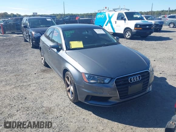 ✅ 2015 Audi A3 Premium • VIN: WAUBFGFF8F1005698 • Лот: 43382266. Опубликован ранее на IAAI с пробегом 104 435 миль. Бесплатный доступ к архиву аукционных продаж из США и подробный отчёт об истории автомобиля на DreamBid. Изображение 1.