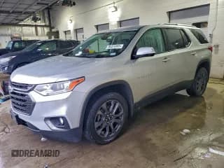✅ 2018 Chevrolet Traverse RS • VIN: 1GNERJKX8JJ146306 • Lot: 96324565. Listed on Copart with 104,416 mi. Free auction sales archive from the USA and detailed vehicle history report at DreamBid. Image 1.
