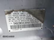 ✅ 2004 Honda Accord LX • VIN: 1HGCM56384A155252 • Лот: 43597148. Опубликован ранее на IAAI с пробегом 276 156 миль. Бесплатный доступ к архиву аукционных продаж из США и подробный отчёт об истории автомобиля на DreamBid. Изображение 9.