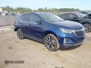 2022 Chevrolet Equinox LT z VIN 3GNAXKEV0NL170456, wystawiony jako IAAI lot #43177655 z przebiegiem 57 085 mil mil oraz . Historia ofert i sprzedaży dostępna na DreamBid. Obrazek 1.