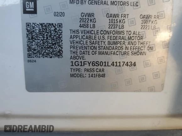 ✅ 2020 Chevrolet Bolt EV LT • VIN: 1G1FY6S01L4117434 • Lot: 76990484. Wystawiony na Copart z przebiegiem 167 703 mil. Bezpłatny archiwum sprzedaży aukcyjnych z USA i szczegółowy raport historii pojazdu na DreamBid. Zdjęcie 14.