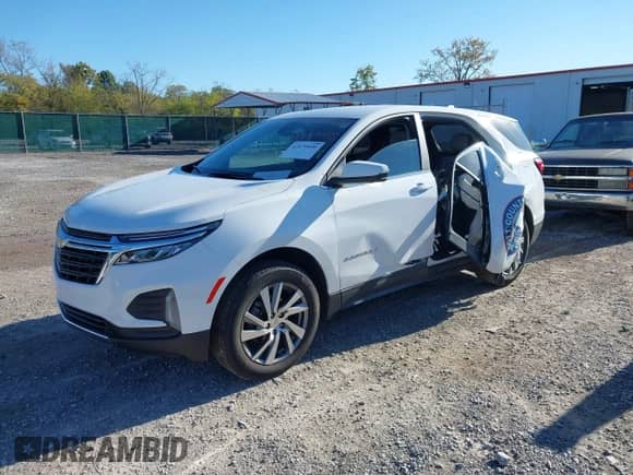 2023 Chevrolet Equinox LT with VIN 3GNAXUEG1PS133146, listed as a IAAI auction lot 43470000 with 26,468 mi miles and . Bid and sale history available at DreamBid. Image 2.