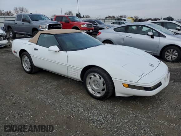 1991 Chevrolet Corvette with VIN 1G1YY3382M5113089, listed as a Copart auction lot 86397234 with 138,534 mi miles and Salvage title. Bid and sale history available at DreamBid. Image 4.