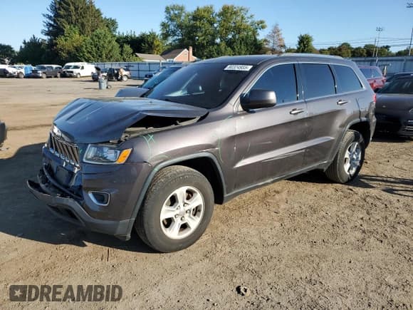 ✅ 2015 Jeep Grand Cherokee Laredo • VIN: 1C4RJFAGXFC847862 • Lot: 80324955. Listed on Copart with 155,976 mi. Free auction sales archive from the USA and detailed vehicle history report at DreamBid. Image 1.