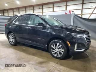 2023 Chevrolet Equinox Premier z VIN 3GNAXXEGXPL214853, wystawiony jako Copart lot #87289255 z przebiegiem 44 104 mil mil oraz Czysty tytuł • Clean title. Historia ofert i sprzedaży dostępna na DreamBid. Obrazek 4.