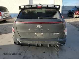 2024 Hyundai Kona N Line with VIN KM8HACA38RU087433, listed as a Copart auction lot 87017794 with 63,649 mi miles and Non repairable. Bid and sale history available at DreamBid. Image 6.