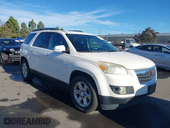 2008 Saturn Outlook XR z VIN 5GZER23798J200220, wystawiony jako IAAI lot #43607225 z przebiegiem 169 658 mil mil oraz . Historia ofert i sprzedaży dostępna na DreamBid. Obrazek 1.