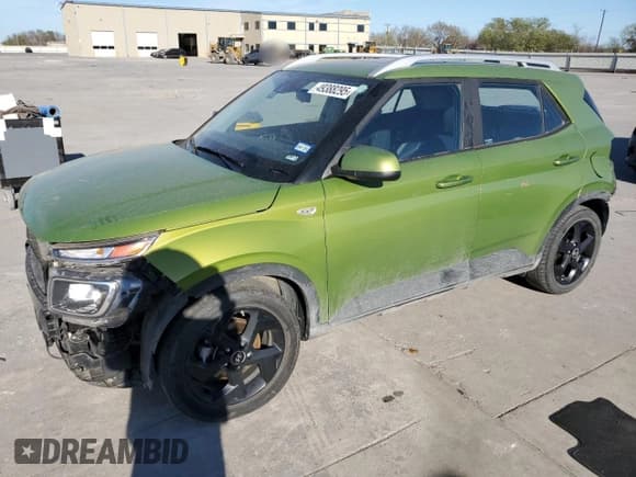 ✅ 2022 Hyundai Venue SEL • VIN: KMHRC8A36NU178268 • Lot: 49388295. Listed on Copart with 51,330 mi. Free auction sales archive from the USA and detailed vehicle history report at DreamBid. Image 1.
