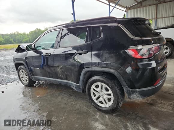 ✅ 2021 Jeep Compass Sport • VIN: 3C4NJCAB6MT522936 • Lot: 58788195. Listed on Copart with 58,196 mi. Free auction sales archive from the USA and detailed vehicle history report at DreamBid. Image 2.
