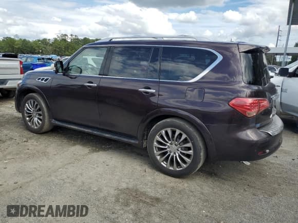 ✅ 2015 Infiniti QX80 • VIN: JN8AZ2NEXF9080166 • Лот: 85155385. Опубликован ранее на Copart с пробегом 173 310 миль. Бесплатный доступ к архиву аукционных продаж из США и подробный отчёт об истории автомобиля на DreamBid. Изображение 2.