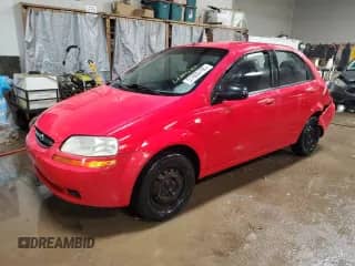 2005 Chevrolet Aveo LS с VIN KL1TD52665B299013, выставлен на аукционе Copart как лот 51605105 с пробегом 91 666 миль миль и Списание • Salvage title. История ставок и продаж доступна на DreamBid. Изображение 1.