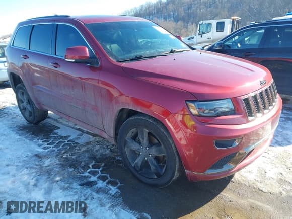 ✅ 2015 Jeep Grand Cherokee Overland • VIN: 1C4RJFCG3FC157254 • Лот: 41373479. Опубликован ранее на IAAI с пробегом 106 254 миль. Бесплатный доступ к архиву аукционных продаж из США и подробный отчёт об истории автомобиля на DreamBid. Изображение 1.