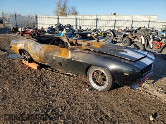 ✅ 1969 Chevrolet Camaro • VIN: 123679N704757 • Lot: 79714694. Listed on Copart with Not provided. Free auction sales archive from the USA and detailed vehicle history report at DreamBid. Image 4.