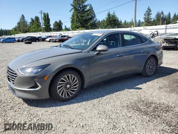 2022 Hyundai Sonata SEL z VIN KMHL34JJ2NA050589, wystawiony jako Copart lot #59177415 z przebiegiem 44 506 mil mil oraz Szkoda całkowita • Salvage title. Historia ofert i sprzedaży dostępna na DreamBid. Obrazek 1.