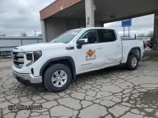 ✅ 2023 GMC Sierra 1500 SLE • VIN: 1GTUUBED1PZ303937 • Лот: 53071815. Опубликован ранее на Copart с пробегом 53 282 миль. Бесплатный доступ к архиву аукционных продаж из США и подробный отчёт об истории автомобиля на DreamBid. Изображение 1.