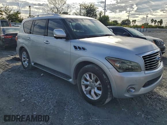 ✅ 2012 Infiniti QX56 7-passenger • VIN: JN8AZ2NF7C9515679 • Lot: 95971585. Listed on Copart with 149,401 mi. Free auction sales archive from the USA and detailed vehicle history report at DreamBid. Image 4.