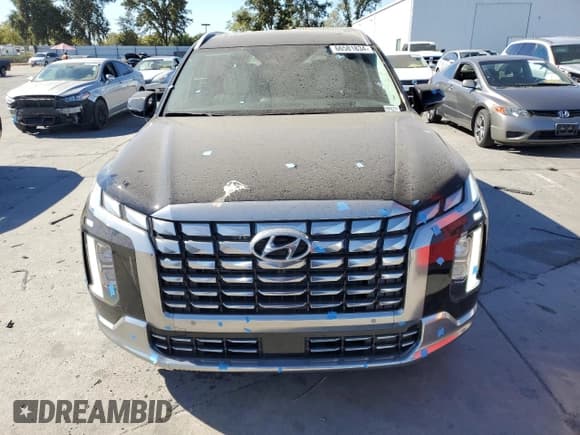 ✅ 2024 Hyundai Palisade Calligraphy • VIN: KM8R7DGE0RU777775 • Лот: 66581834. Опубликован ранее на Copart с пробегом 274 миль. Бесплатный доступ к архиву аукционных продаж из США и подробный отчёт об истории автомобиля на DreamBid. Изображение 5.