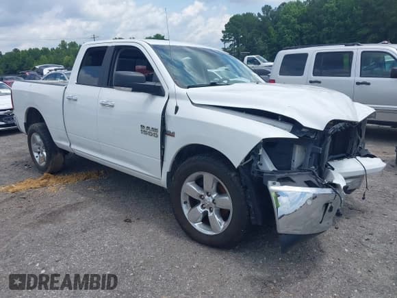 ✅ 2018 Ram 1500 Big Horn • VIN: 1C6RR7GT6JS106942 • Lot: 42497190. Listed on IAAI with 228,132 mi. Free auction sales archive from the USA and detailed vehicle history report at DreamBid. Image 1.