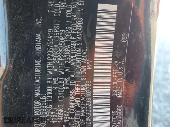 ✅ 2011 Toyota Sienna SE • VIN: 5TDXK3DC2BS107789 • Lot: 82269975. Listed on Copart with 175,334 mi. Free auction sales archive from the USA and detailed vehicle history report at DreamBid. Image 13.