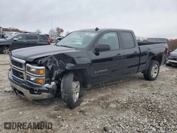 ✅ 2014 Chevrolet Silverado 1500 LT • VIN: 1GCVKREC4EZ243725 • Лот: 91390335. Опубликован ранее на Copart с пробегом 104 312 миль. Бесплатный доступ к архиву аукционных продаж из США и подробный отчёт об истории автомобиля на DreamBid. Изображение 1.