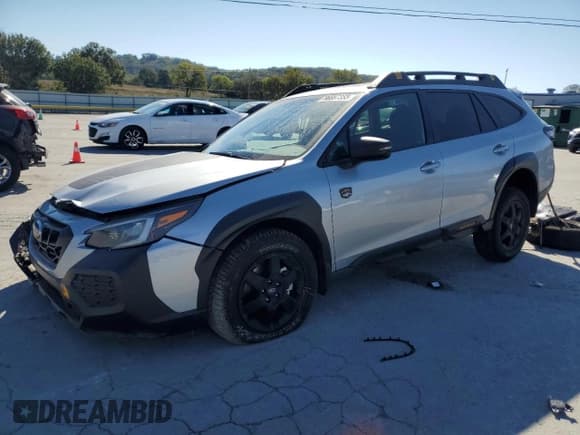 ✅ 2025 Subaru Outback Wilderness • VIN: 4S4BTGUD1S3223943 • Lot: 86087355. Listed on Copart with 23,522 mi. Free auction sales archive from the USA and detailed vehicle history report at DreamBid. Image 1.
