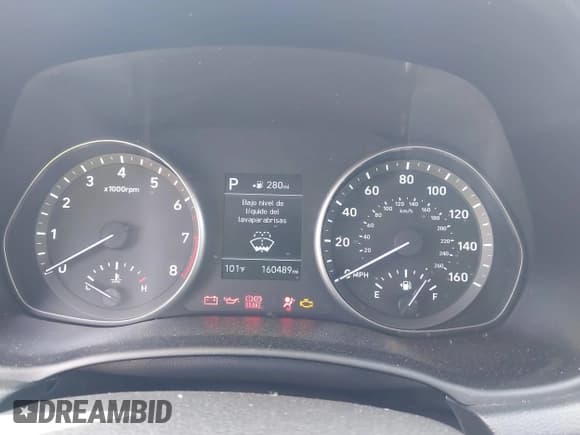 ✅ 2019 Hyundai Elantra • VIN: KMHH35LE4KU090095 • Lot: 42128034. Listed on IAAI with 160,489 mi. Free auction sales archive from the USA and detailed vehicle history report at DreamBid. Image 7.