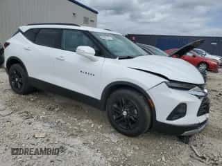 2019 Chevrolet Blazer with VIN 3GNKBGRS2KS697917, listed as a Copart auction lot 66687444 with 53,515 mi miles and Non repairable. Bid and sale history available at DreamBid. Image 4.