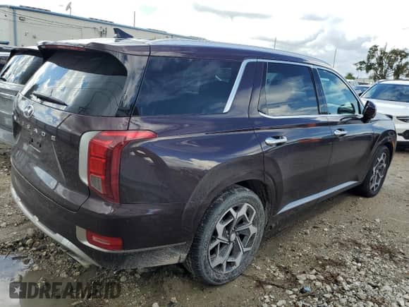 2022 Hyundai Palisade Calligraphy z VIN KM8R74HE5NU455075, wystawiony jako Copart lot #73960024 z przebiegiem Nie podano mil oraz Szkoda całkowita • Salvage title. Historia ofert i sprzedaży dostępna na DreamBid. Obrazek 3.