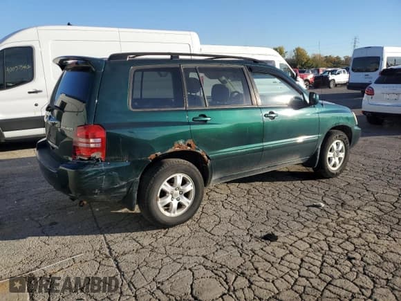 ✅ 2003 Toyota Highlander • VIN: JTEGF21A630087998 • Lot: 90139685. Wystawiony na Copart z przebiegiem 206 273 mil. Bezpłatny archiwum sprzedaży aukcyjnych z USA i szczegółowy raport historii pojazdu na DreamBid. Zdjęcie 3.