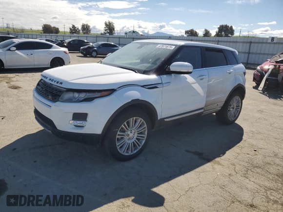 ✅ 2013 Land Rover Range Rover Evoque Prestige Premium • VIN: SALVV2BG9DH744032 • Lot: 47871875. Listed on Copart with Not provided. Free auction sales archive from the USA and detailed vehicle history report at DreamBid. Image 1.