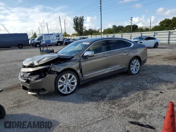 ✅ 2018 Chevrolet Impala Premier • VIN: 2G1125S33J9108339 • Лот: 79224764. Опубликован ранее на Copart с пробегом 94 762 миль. Бесплатный доступ к архиву аукционных продаж из США и подробный отчёт об истории автомобиля на DreamBid. Изображение 1.